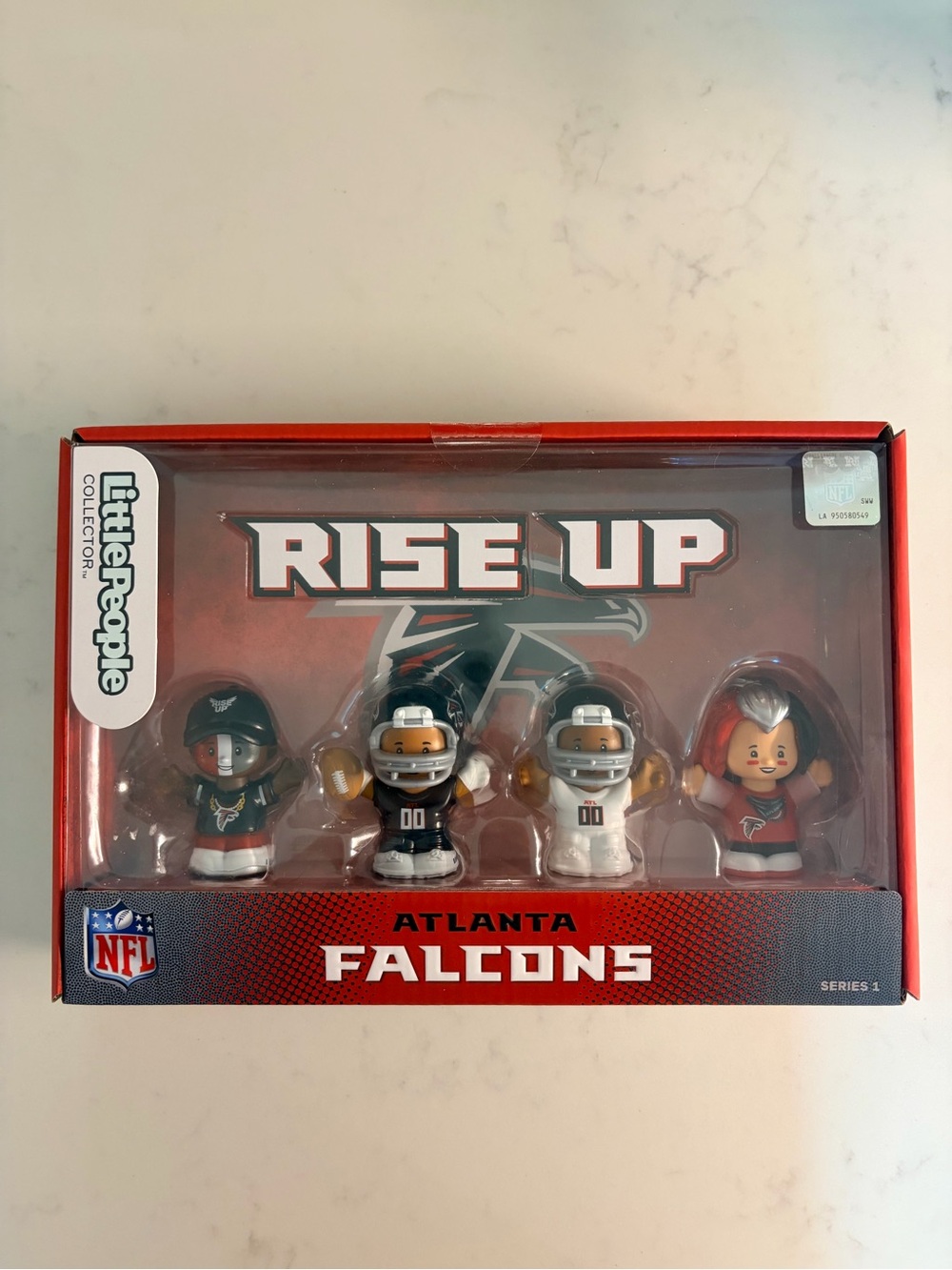 Fisher-Price Atlanta Falcons Rise Up Figure Set - Red, Black, White